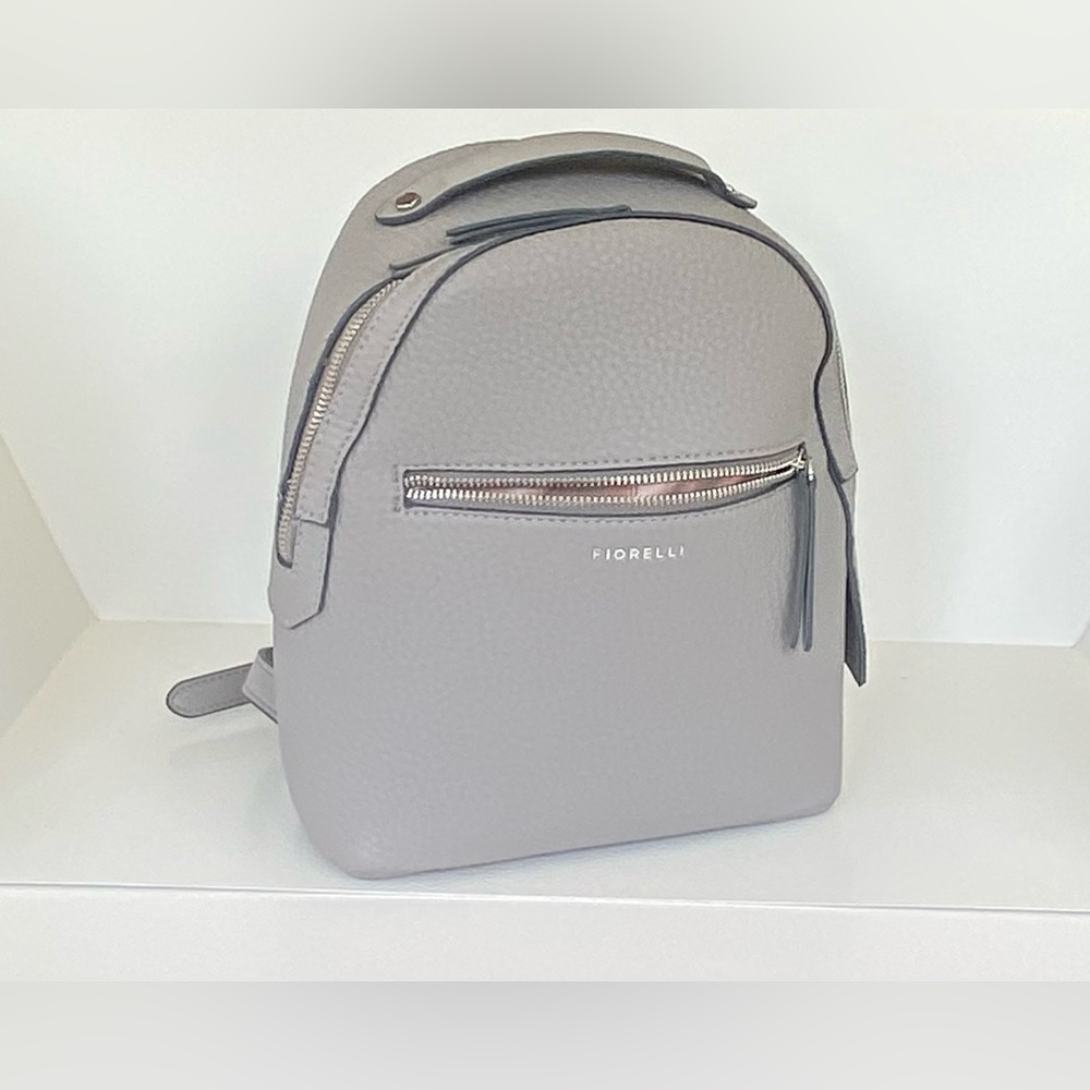 Giorgio Fiorelli Anouk Backpack, Adjustable Backpack with Grab-Handle Gray-Slate - Picture 10 of 12